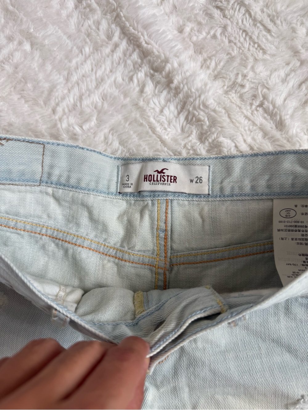 Y2K 2000s vintage Hollister Elena Gilbert Bella Swan low rise denim shorts - Picture 4 of 7